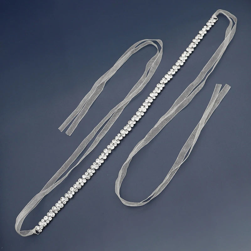 Miallo Bridal Rhinestone Belt - Top-Rated Crystal Sash for Weddings & Prom