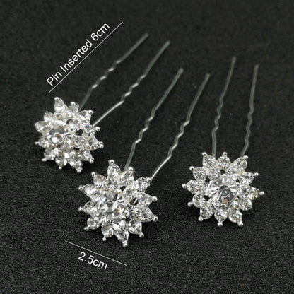 Elegant Pearl Bridal Hair Pin U-Shaped Barrette Clip for Wedding and Party Styles