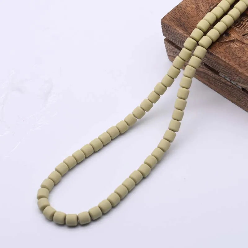 Vibrant Polymer Clay Tube Spacer Beads for DIY Jewelry and Bracelets
