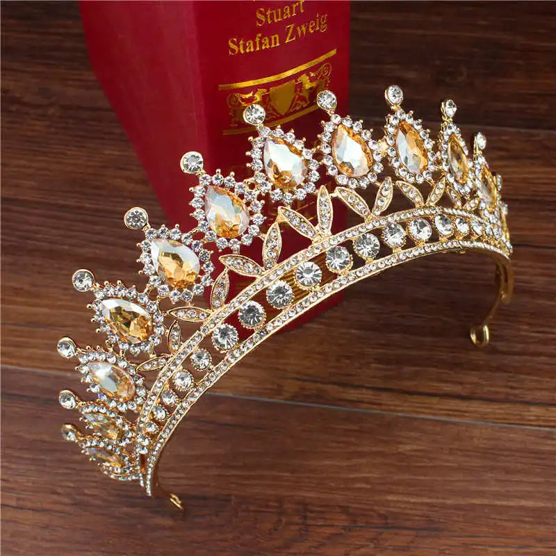 Elegant Crystal Wedding Tiaras and Crowns for Bridal and Pageant Royalty