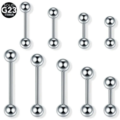 1PC G23 Titanium Helix Stud Rings Tragus Barbell Jewelry Silver Color
