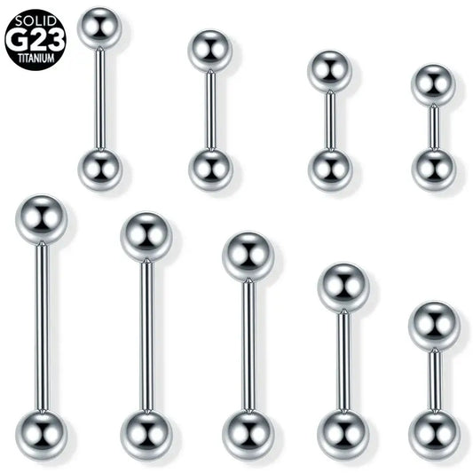 1PC G23 Titanium Helix Stud Rings Tragus Barbell Jewelry Silver Color