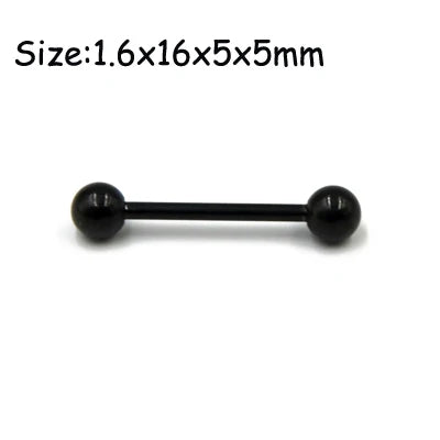 Unisex Surgical Steel Hoop and Stud Piercing Ring for Ear, Nose, and Lip