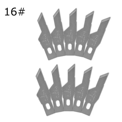 10 Pcs Premium Multifunction Knife Blades - Top-Rated Scalpel for Precision Repairs 16