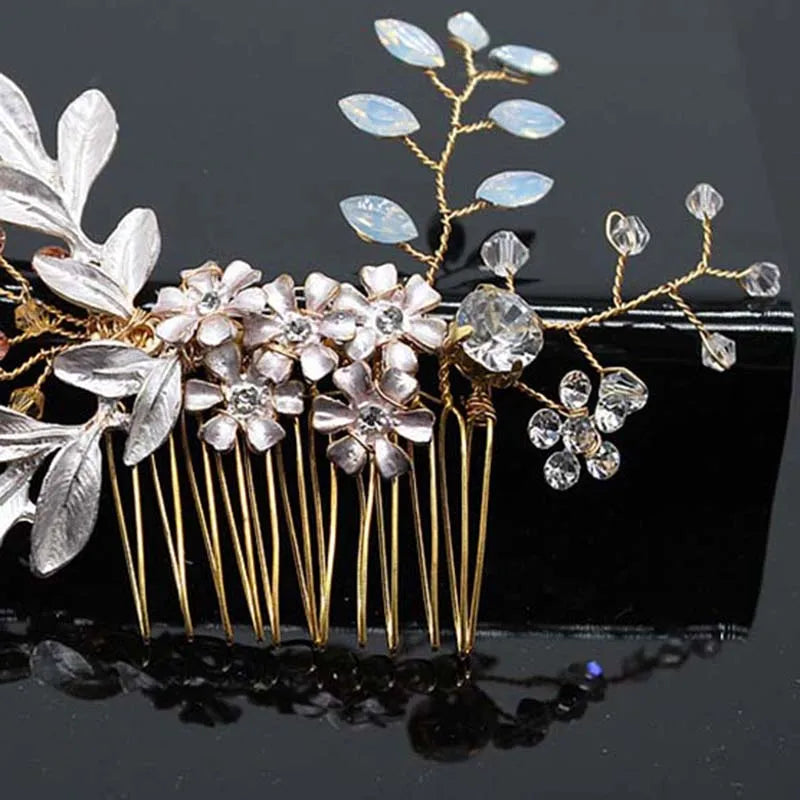 Bridal Bliss Crystal Pearl Hair Combs - Top-Rated Wedding Accessories for Stunning Hairstyles