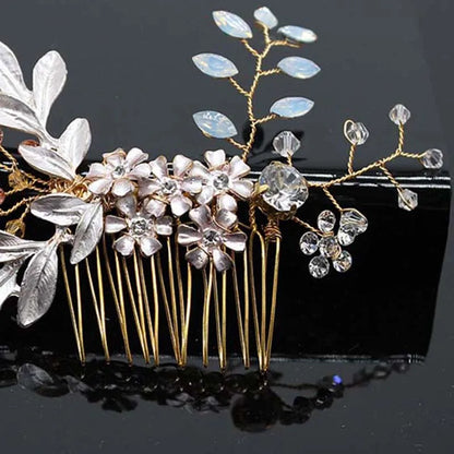 Bridal Bliss Crystal Pearl Hair Combs - Top-Rated Wedding Accessories for Stunning Hairstyles