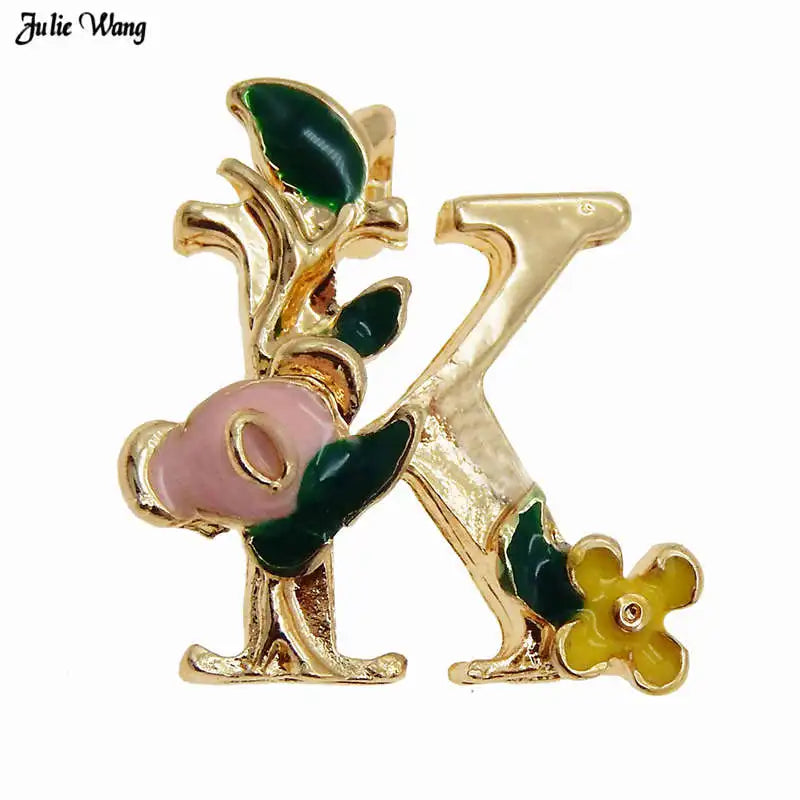 GraceAngie Gold Alphabet Letter Charms Set for DIY Jewelry and Home Decor