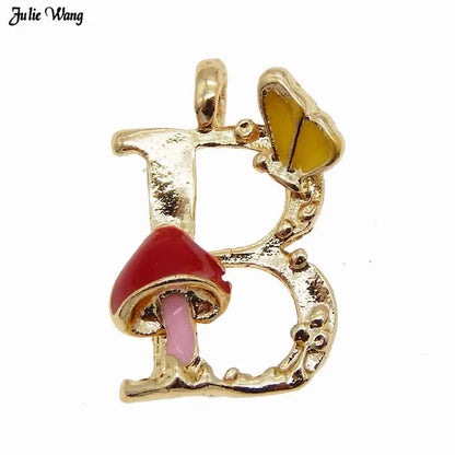 GraceAngie Gold Alphabet Letter Charms Set for DIY Jewelry and Home Decor