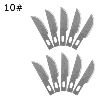 10 Pcs Premium Multifunction Knife Blades - Top-Rated Scalpel for Precision Repairs 10