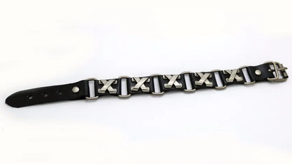 Retro Casual Leather Chain Punk Bracelet For Men Women
