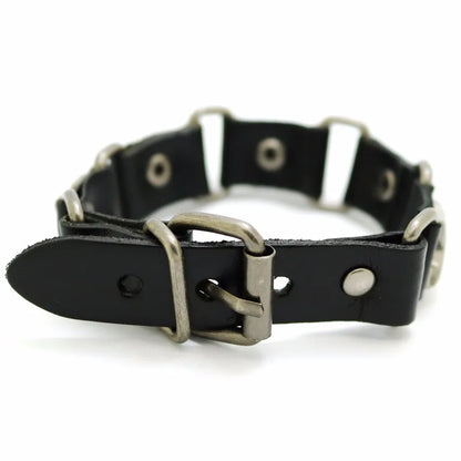 Retro Casual Leather Chain Punk Bracelet For Men Women