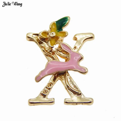 GraceAngie Gold Alphabet Letter Charms Set for DIY Jewelry and Home Decor