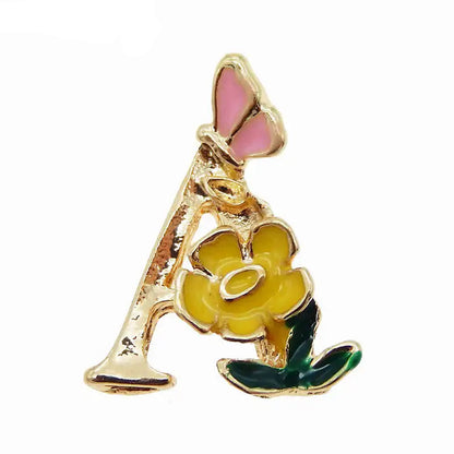 GraceAngie Gold Alphabet Letter Charms Set for DIY Jewelry and Home Decor