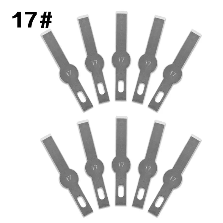 10 Pcs Premium Multifunction Knife Blades - Top-Rated Scalpel for Precision Repairs 17