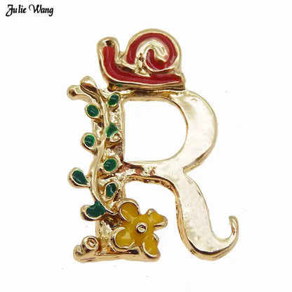 GraceAngie Gold Alphabet Letter Charms Set for DIY Jewelry and Home Decor