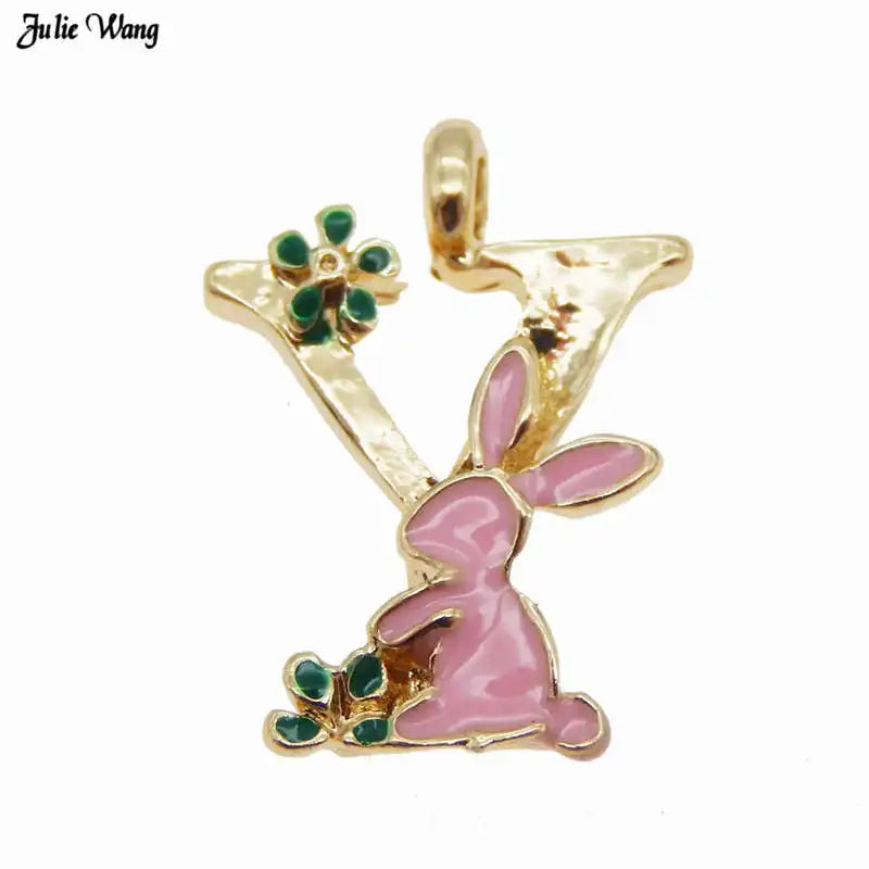 GraceAngie Gold Alphabet Letter Charms Set for DIY Jewelry and Home Decor
