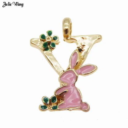 GraceAngie Gold Alphabet Letter Charms Set for DIY Jewelry and Home Decor