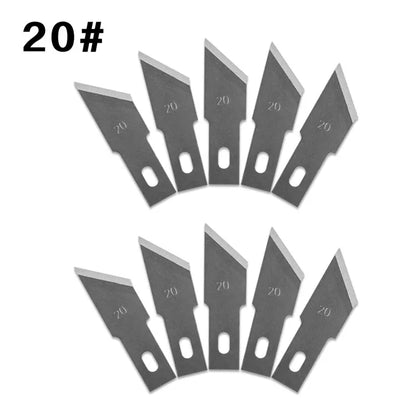 10 Pcs Premium Multifunction Knife Blades - Top-Rated Scalpel for Precision Repairs 20
