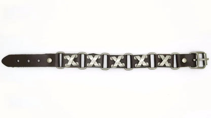 Retro Casual Leather Chain Punk Bracelet For Men Women