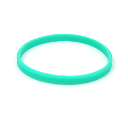 Glow In The Dark Unisex Silicone Fitness Bracelets Set - 5 Colorful Wristbands for Men, Women, and Kids
