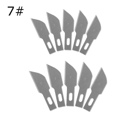 10 Pcs Premium Multifunction Knife Blades - Top-Rated Scalpel for Precision Repairs 7