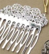 REGELIN Vintage Flower Hair Clips - Top-Rated Hair Jewelry for Women silver
