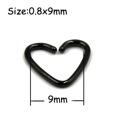 Unisex Surgical Steel Hoop and Stud Piercing Ring for Ear, Nose, and Lip