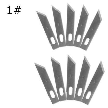 10 Pcs Premium Multifunction Knife Blades - Top-Rated Scalpel for Precision Repairs 1