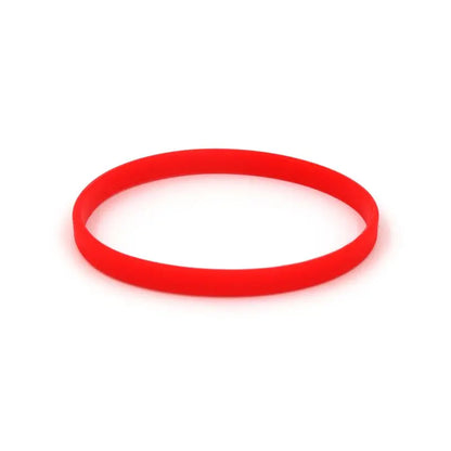 Glow In The Dark Unisex Silicone Fitness Bracelets Set - 5 Colorful Wristbands for Men, Women, and Kids