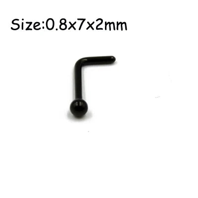 Unisex Surgical Steel Hoop and Stud Piercing Ring for Ear, Nose, and Lip