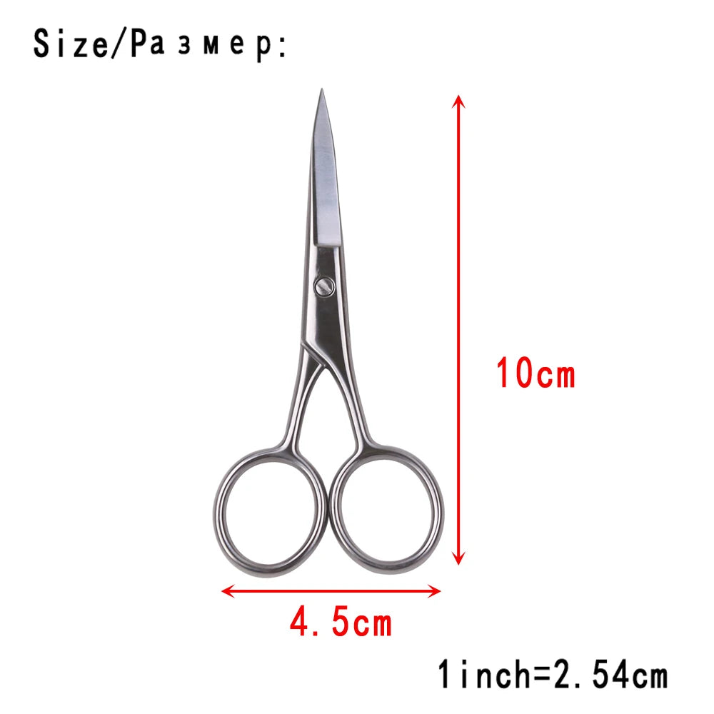 1 PC Stainless Steel Eyebrow Shaper Scissors - Top-Rated, User-Friendly Tool Default Title