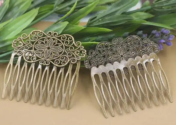 REGELIN Vintage Flower Hair Clips - Top-Rated Hair Jewelry for Women antique bronze
