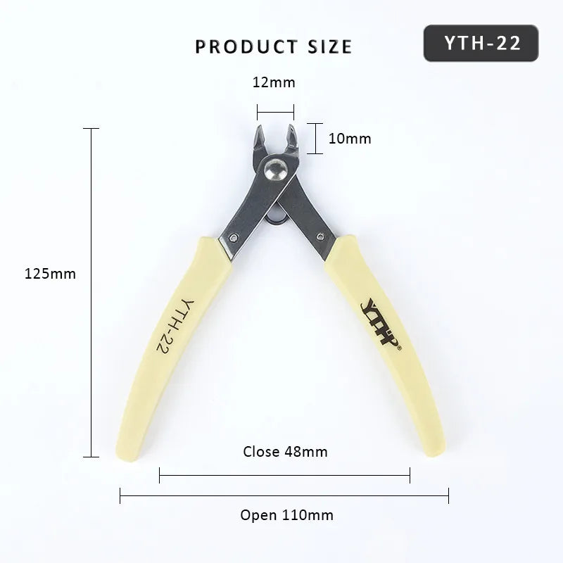 YTH Mini Diagonal Cutting Pliers - Top-Rated User-Friendly Wire Cutter YTH-22 CHINA