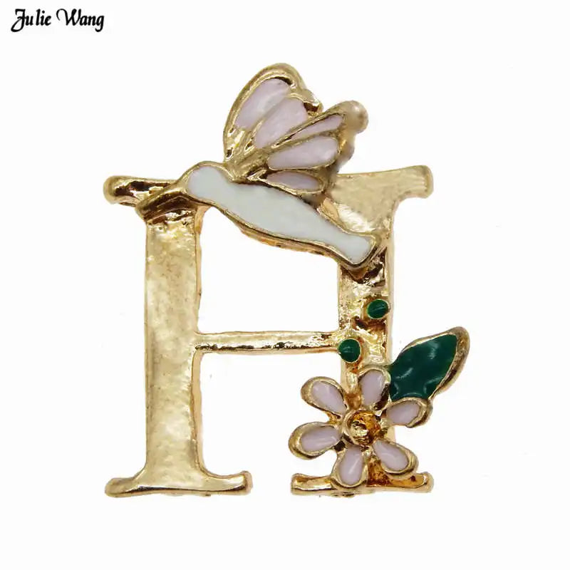 GraceAngie Gold Alphabet Letter Charms Set for DIY Jewelry and Home Decor