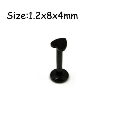 Unisex Surgical Steel Hoop and Stud Piercing Ring for Ear, Nose, and Lip