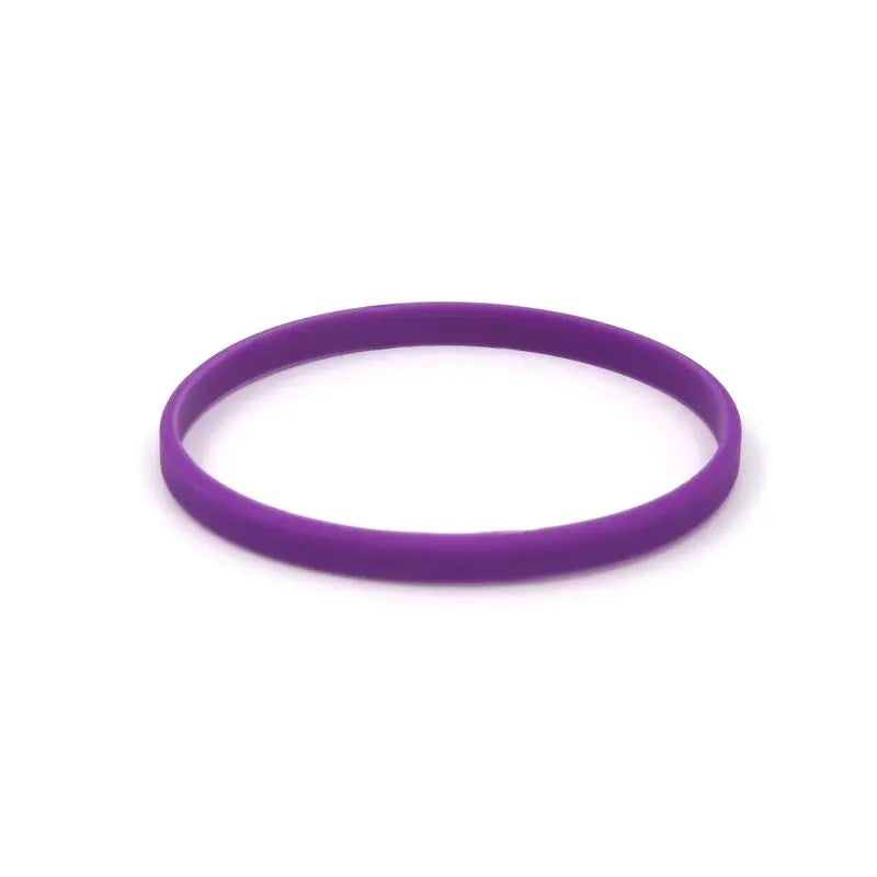 Glow In The Dark Unisex Silicone Fitness Bracelets Set - 5 Colorful Wristbands for Men, Women, and Kids