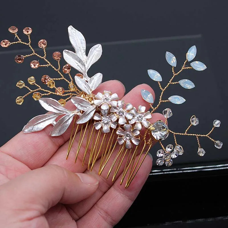 Bridal Bliss Crystal Pearl Hair Combs - Top-Rated Wedding Accessories for Stunning Hairstyles
