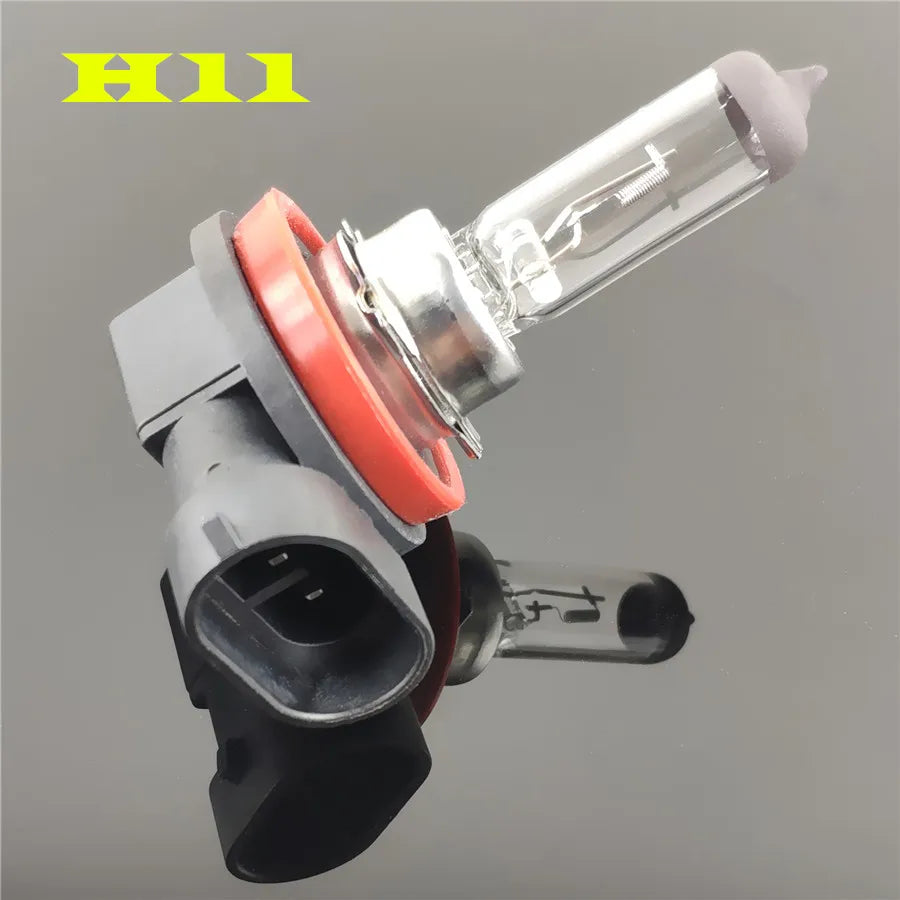 100W Super Bright Halogen Car Headlight Bulbs H1 H3 H4 H7 H8 H11 9005 9006 12V 4300K Clear Fog Driving Lamps