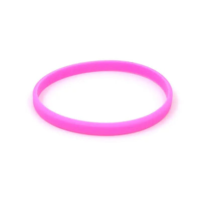 Glow In The Dark Unisex Silicone Fitness Bracelets Set - 5 Colorful Wristbands for Men, Women, and Kids