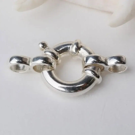 10mm Sterling Silver Necklace Clasp for Jewelry Making