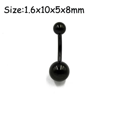 Unisex Surgical Steel Hoop and Stud Piercing Ring for Ear, Nose, and Lip