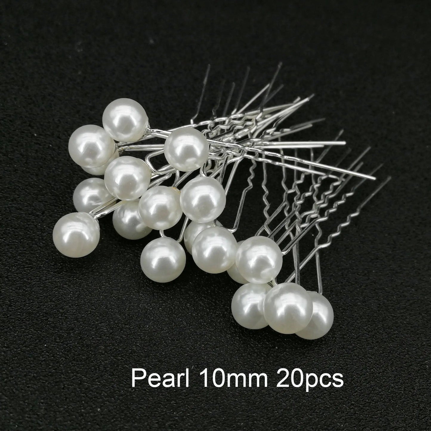 Elegant Pearl Bridal Hair Pin U-Shaped Barrette Clip for Wedding and Party Styles
