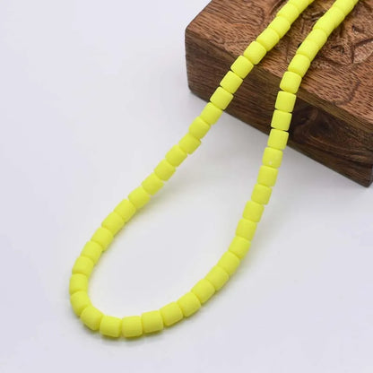 Vibrant Polymer Clay Tube Spacer Beads for DIY Jewelry and Bracelets