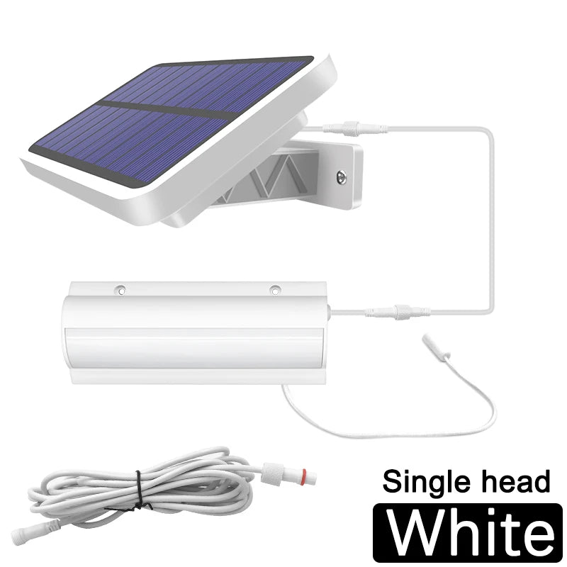 Upgraded Solar Pendant Lights Indoor Outdoor Auto On Off Lamp single head white