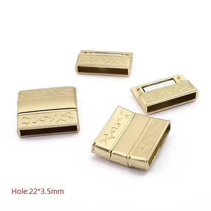 3 Sets Alloy Flat Magnetic Clasp Connectors for DIY Jewelry Making Style 11