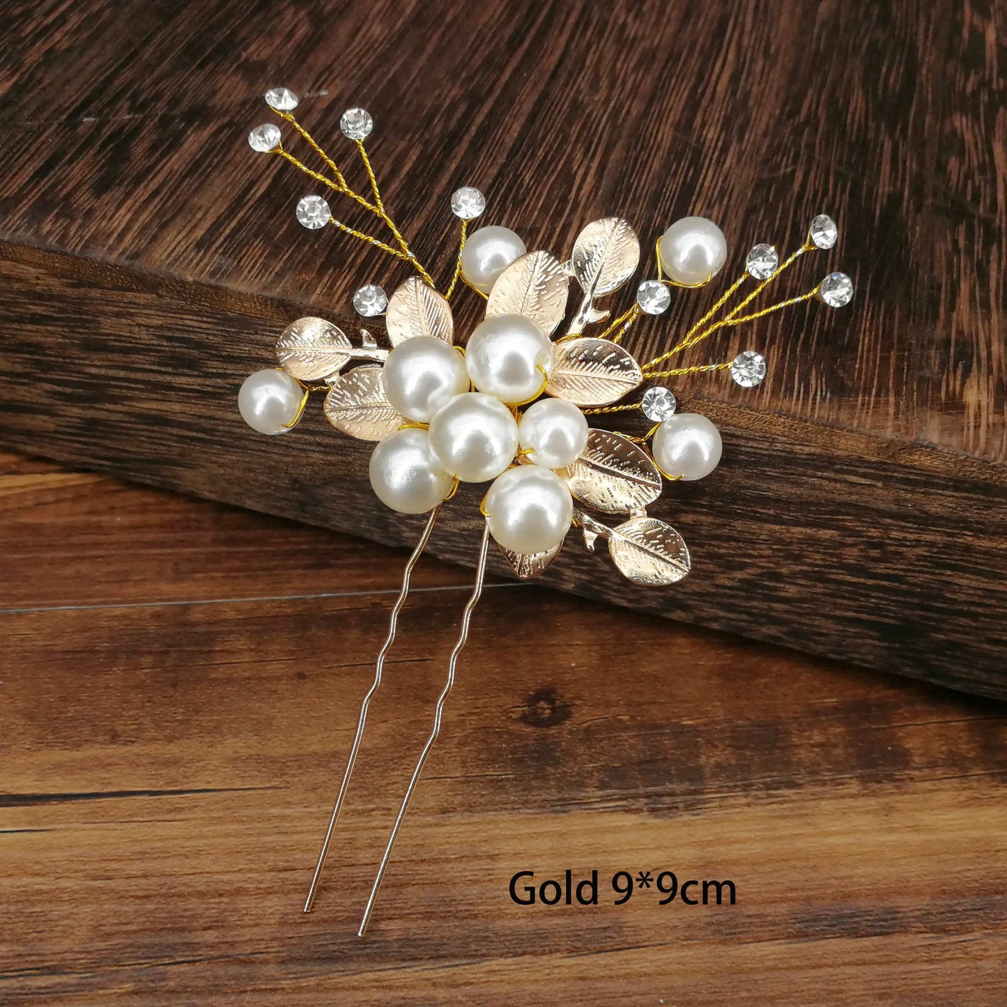 Elegant Pearl Bridal Hair Pin U-Shaped Barrette Clip for Wedding and Party Styles