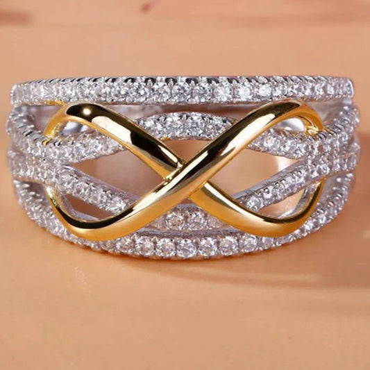 Infinity Love Ring 925 Sterling Silver Bowknot Eternity Jewelry for Women Top Rated Customer Favorite 5