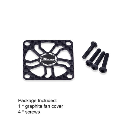 Rocket Carbon Cooling Fan Cover 40x40MM 30x30MM RC Protection