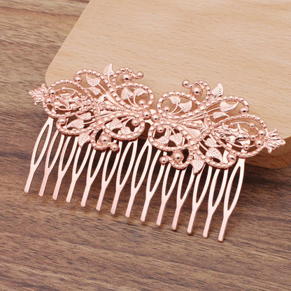 REGELIN Vintage 14 Teeth Flower Motif Hair Comb - Top-Rated Hair Jewelry for Women