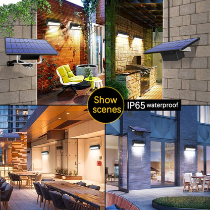 Upgraded Solar Pendant Lights Indoor Outdoor Auto On Off Lamp